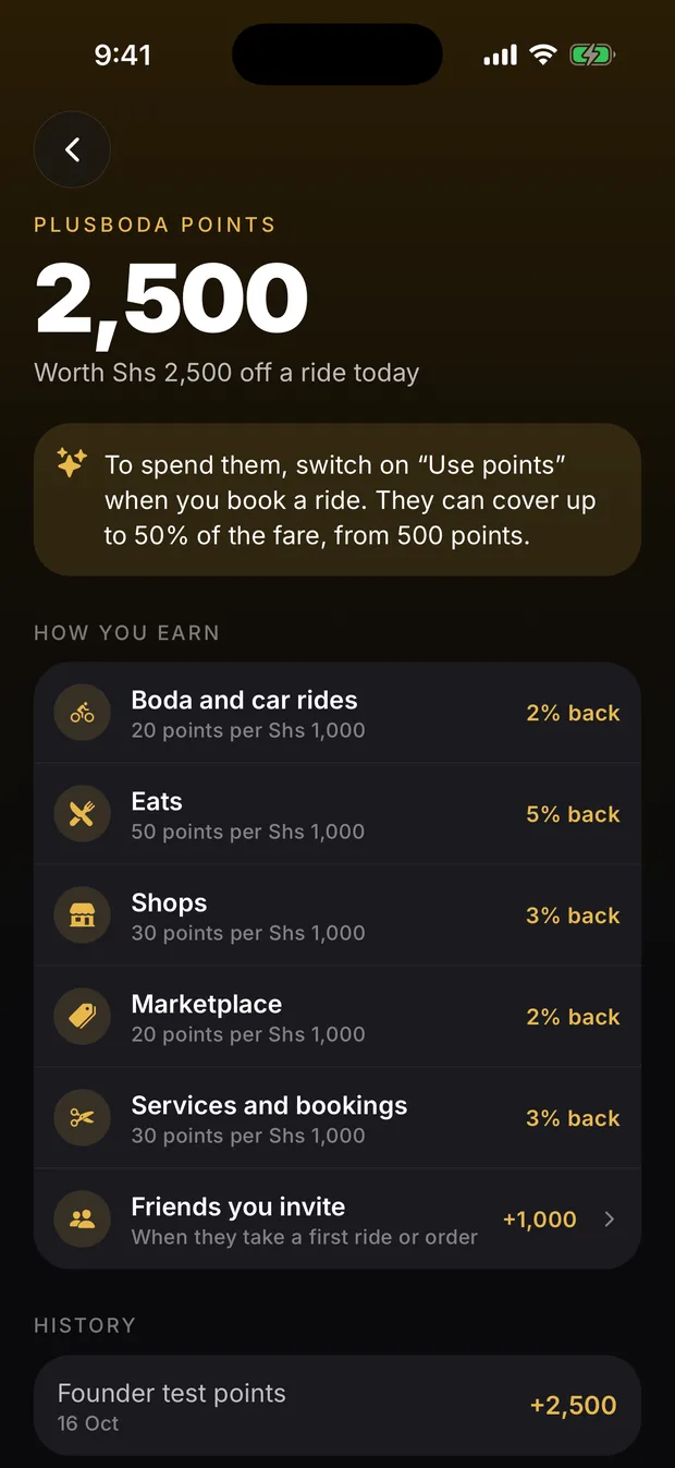 PlusBoda Points: balance and how you earn